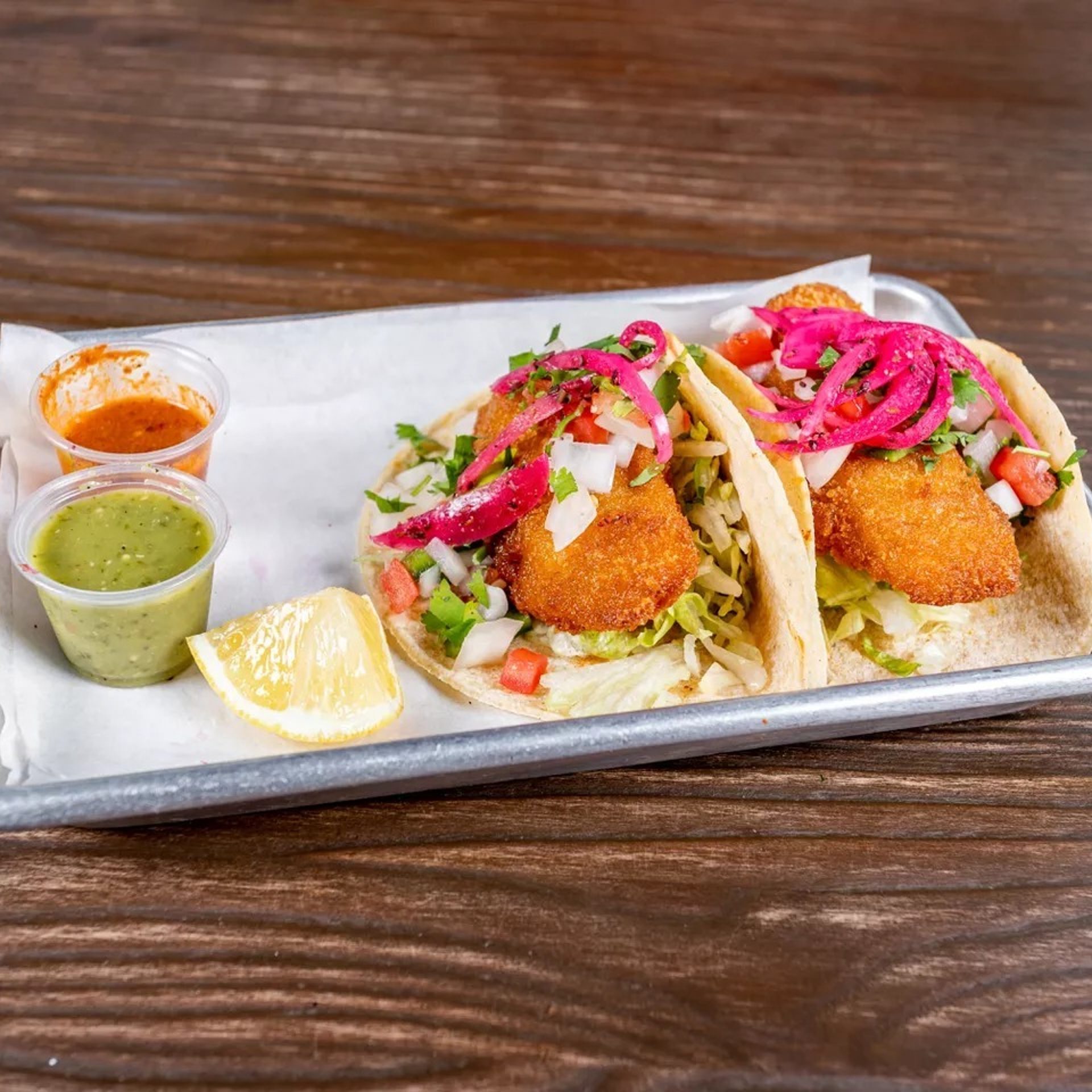 Chicken or Beef tacos only